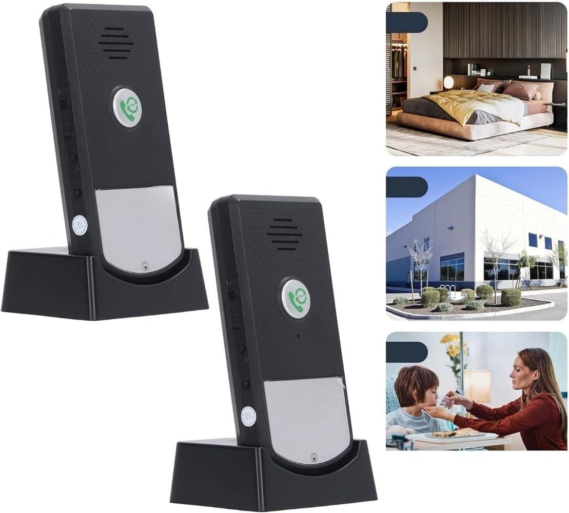 Amazon.co.jp: Vilom 高齢者用ワイヤレスホームインターコムシステム