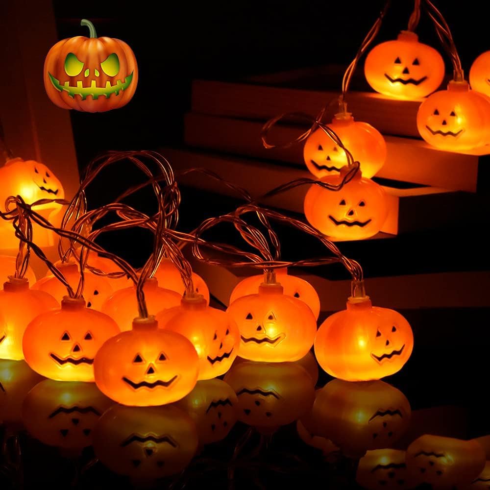 Amazon.co.jp: ハロウィンライト 20フィート 40個のLED ハロウィン