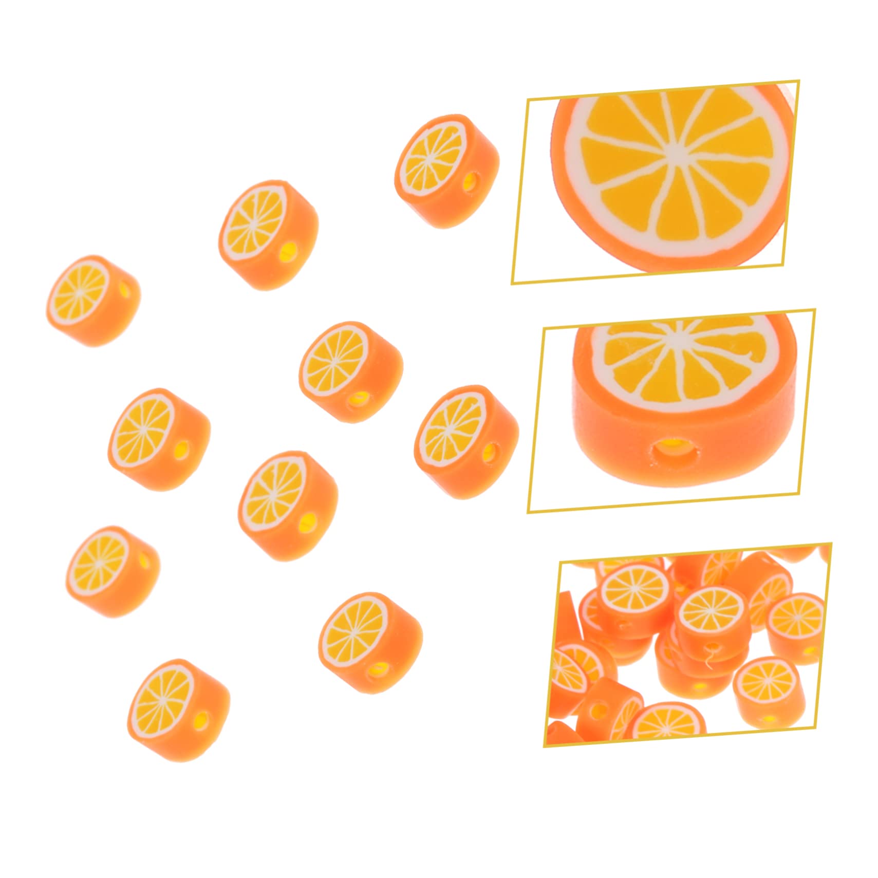 Perline Decorative Fruit Design in Argilla Polimerica 200 Pezzi