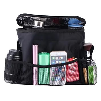 NYRWANA DELIVERING SMILES IN INIDA Car Multi Pocket Holder Back Seat Insulation Cooler Bag Organizer Pocket for Tablet, Mobile, Bottle, Tissue Box