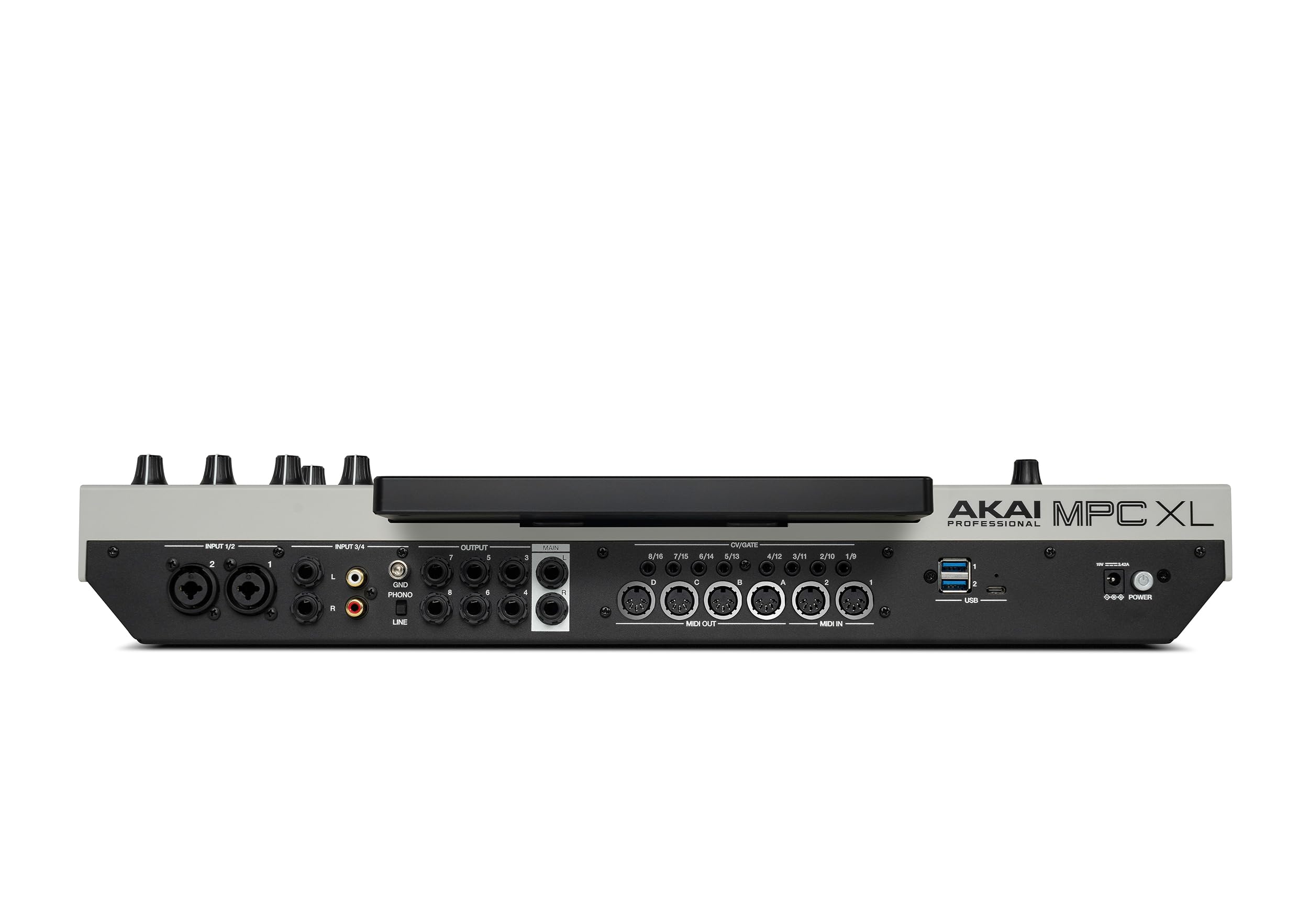 Akai Professional MPC XL Centro de Producción Musical Autónomo | Pads MPCe, Pantalla Táctil, CPU de 8 Núcleos, 16GB RAM, SSD de 256GB, para Sampling y Producción