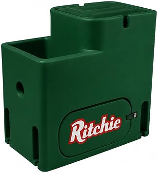 Ritchie Watermatic 100 (Green) Automatic Cattle Horse Waterer, 2.8 Gallon Capacity, 1-Sided Fully Insulated Water Fountain for Horses, Cattle, Sheep & Goats