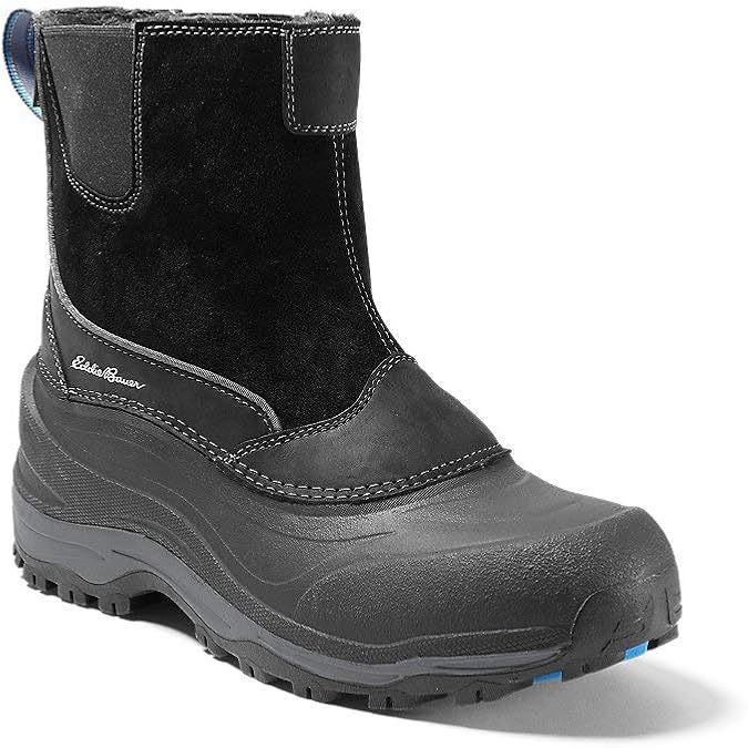 Eddie Bauer Men's Snowfoil PullOn Boots Amazon.ca Clothing, Shoes