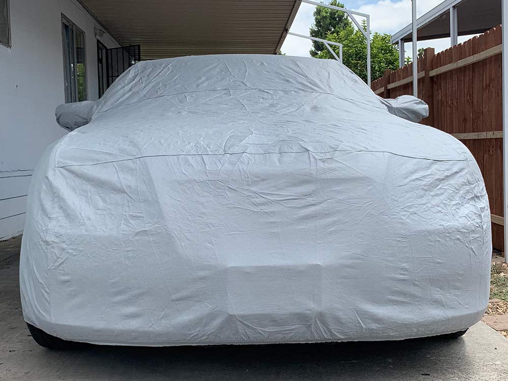 CarsCover Custom Fits 2011-2022 Chrysler 300 300C Sedan Car Cover Heavy Duty Weatherproof Ultrashield Covers — view 6