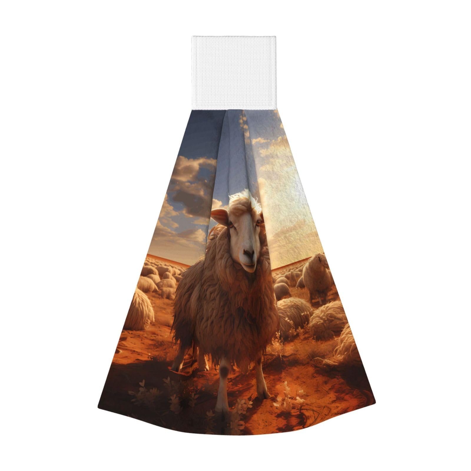 Australian sheep Highly Absorbent Dish Towels Soft Coral Fleece Wipe