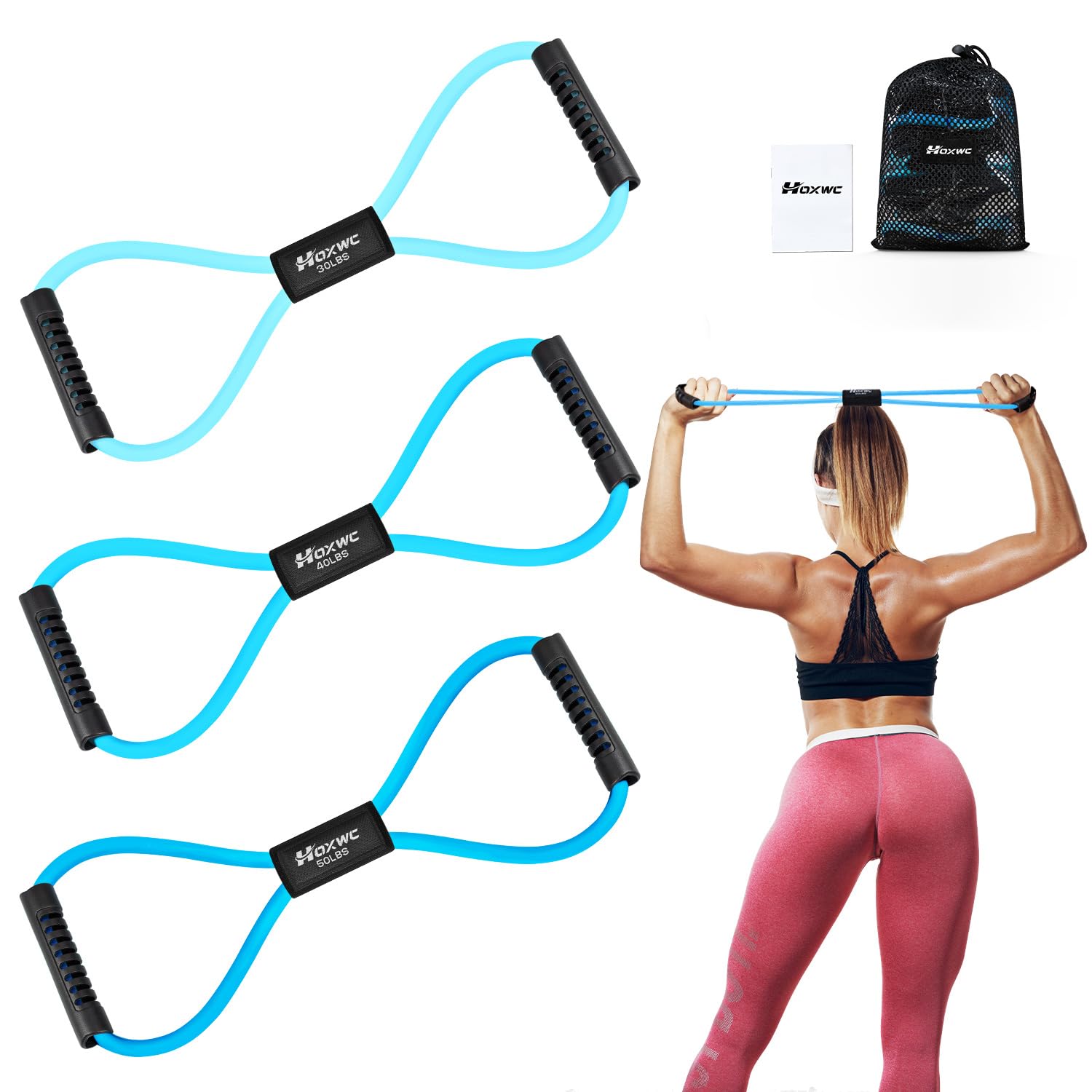 Resistance Band Shoulder Stretching Equipment FYY Figure Resistance Bands Yoga Stretch Band For Home Workout