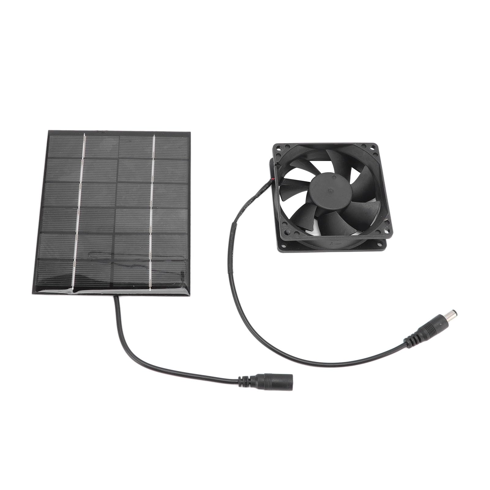 Ventilador de Escape, Ventilador de Escape Solar, Ventilador de Ventilación, Ventilador de Panel Solar Herramienta de Disipación de Calor de Ventilación de Aire de Escape para