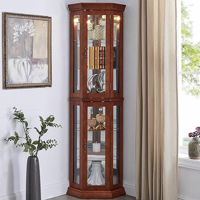 HRVEOCEI Tall Curio
