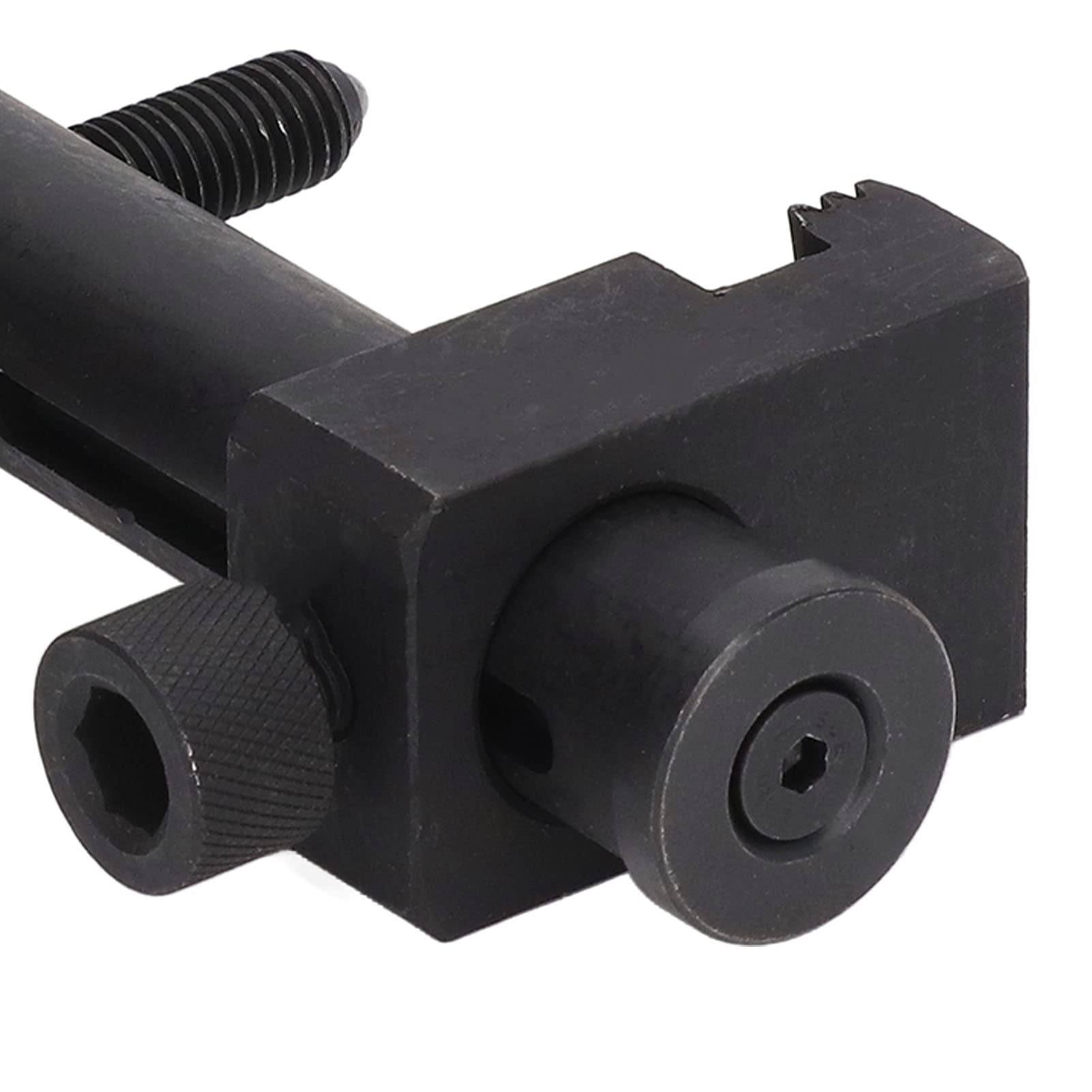 Extractor de polea de transmisión acanalada universal Extractor de cigüeñal de acero al carbono ajustable Extractor de polea para coches Herramienta reparación automotriz Para mecánicos aficionados