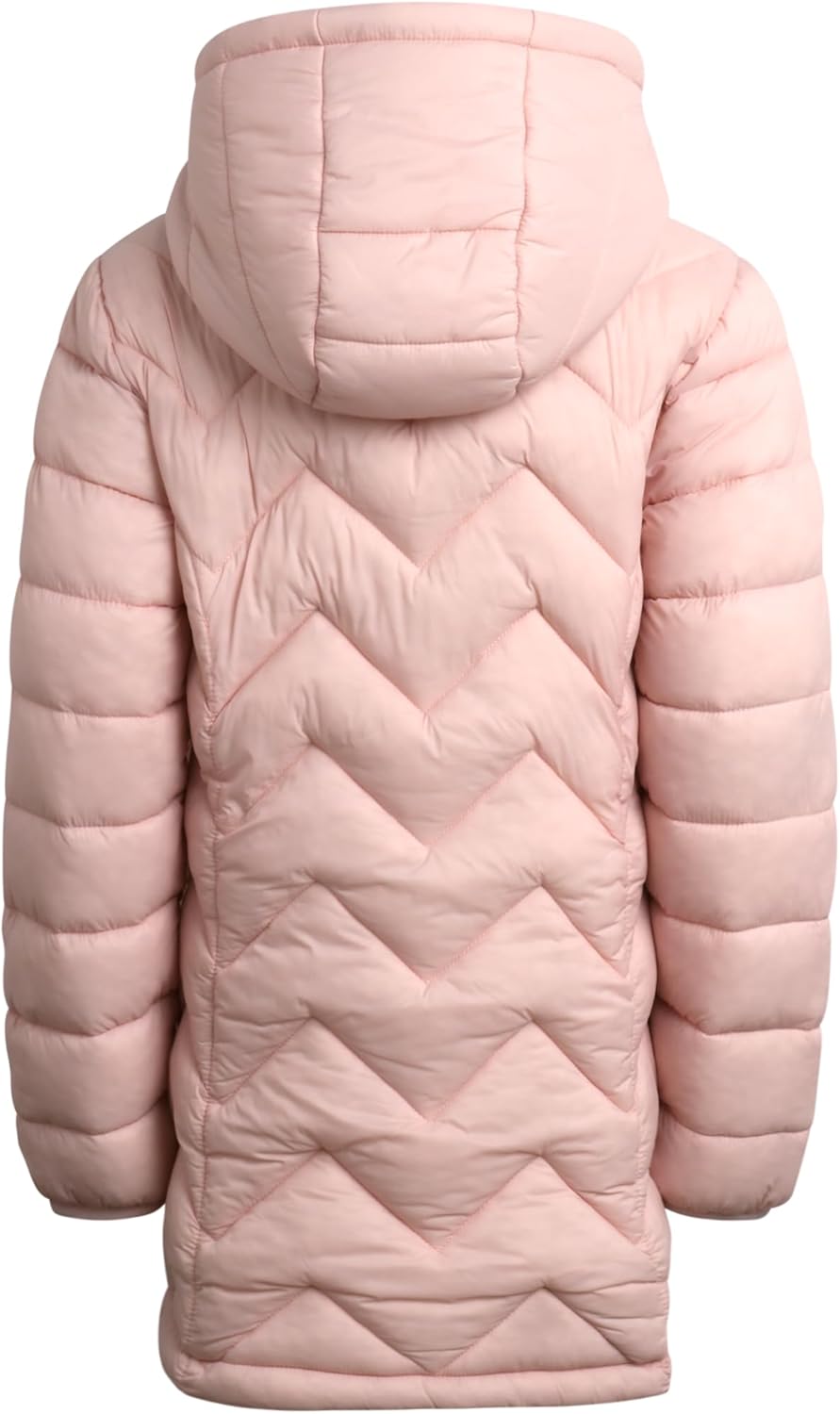 DKNY Girls Puffer Jacket - Full Sherpa Lined Glacier Shield Mid Length Quilted Puffer Jacket Kids Insulated Winter Coat - Image 7