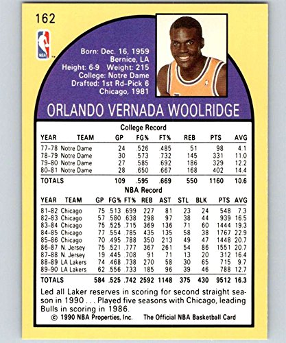 Amazon.com: 1990-91 NBA Hoops #162 Orlando Woolridge SP Los
