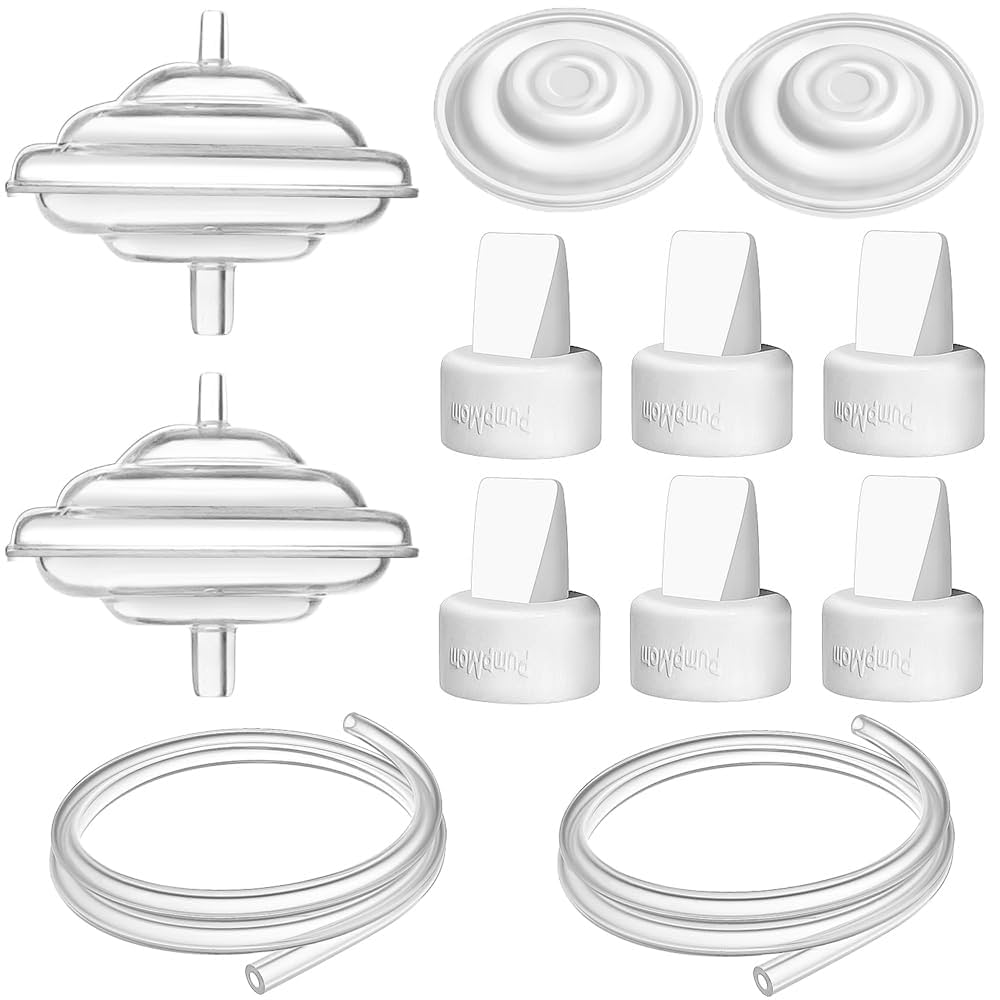 Breast Pump Maymom Pump Parts Compatible With Spectra S2 Spectra S1 Spectra 9 Plus Breastpump, Flange (21mm) Valve Tubing Backflow Protector, Not Original Spectra Pump Parts Not Original Spectra S2 Accessories