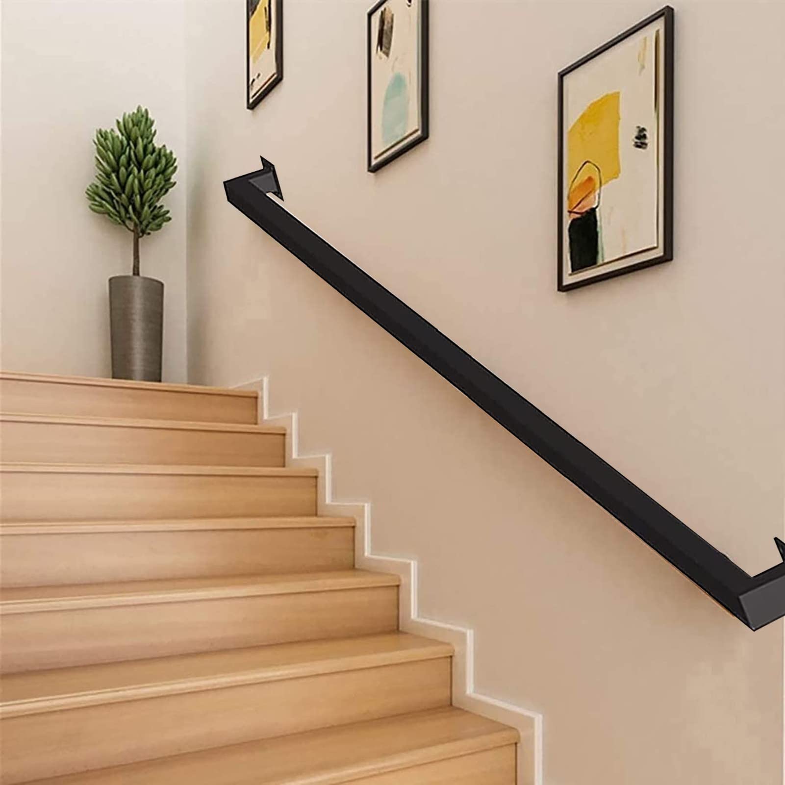 Rampe murale en fer de 180 cm adaptée pour sécuriser l'accès des seniors