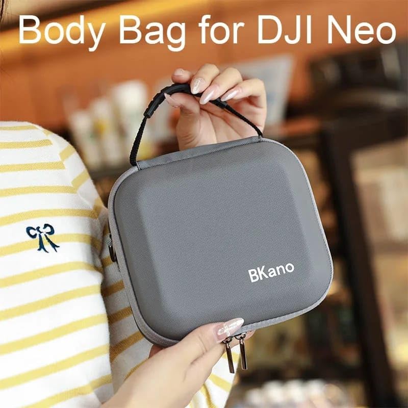 Image of GetZget Bkano Carrying Case Bag Compatible with DJI Neo & Accessories Compact Travel Protection PU Case (Hand Bag) (Compact Standard)