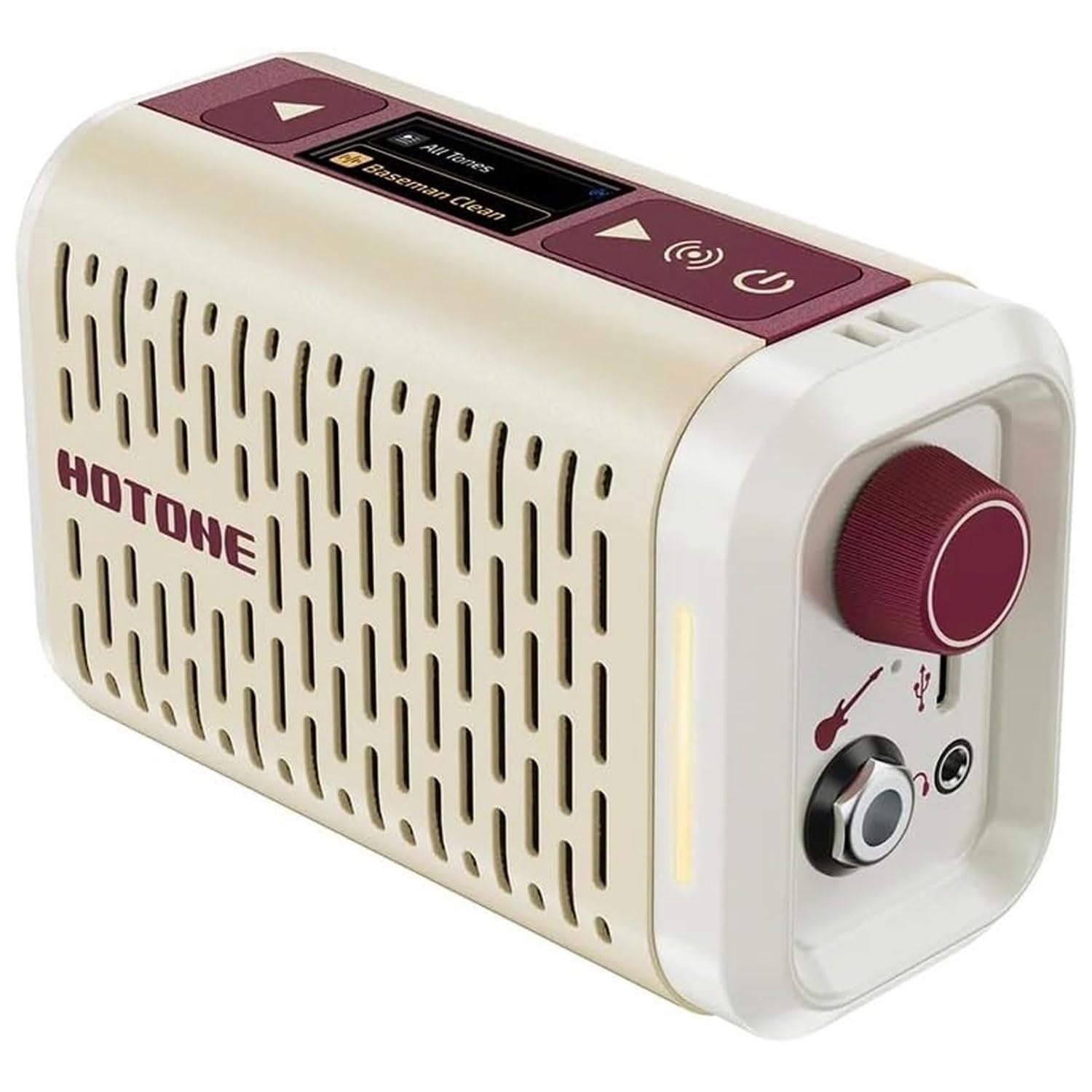 Hotone AP-5WH Gitarren-Verstärker Pulze Mini Modeling Amp mit keepdrum Klinkenkabel