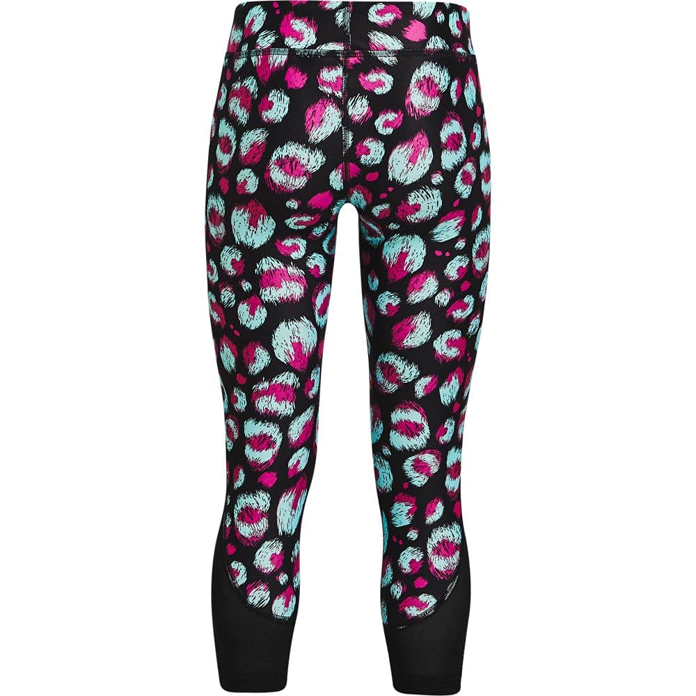 Under Armour - HeatGear Armour Printed Ankle Crop, Capri Bambine e Ragazze