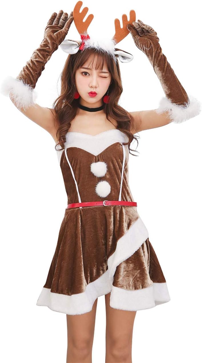 Amazon.co.jp: [Joint Go] クリスマス トナカイ コスプレ