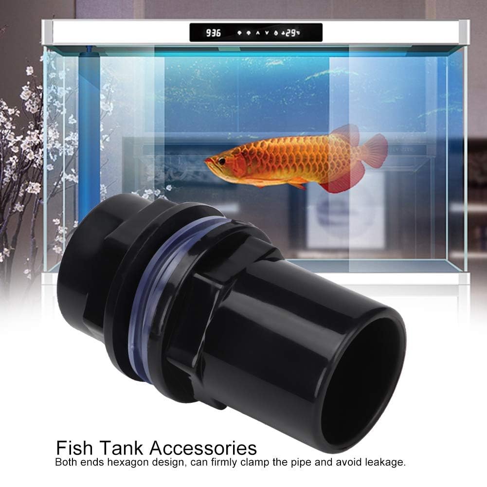 Pssopp 5 Piezas Convertidor de Tubería de Agua de Acuario Adaptador de Manguera de Acuario de PVC Conector de Tubería de Agua de Acuario Conector de Tubería Recta Accesorios de Acuario(32mm)