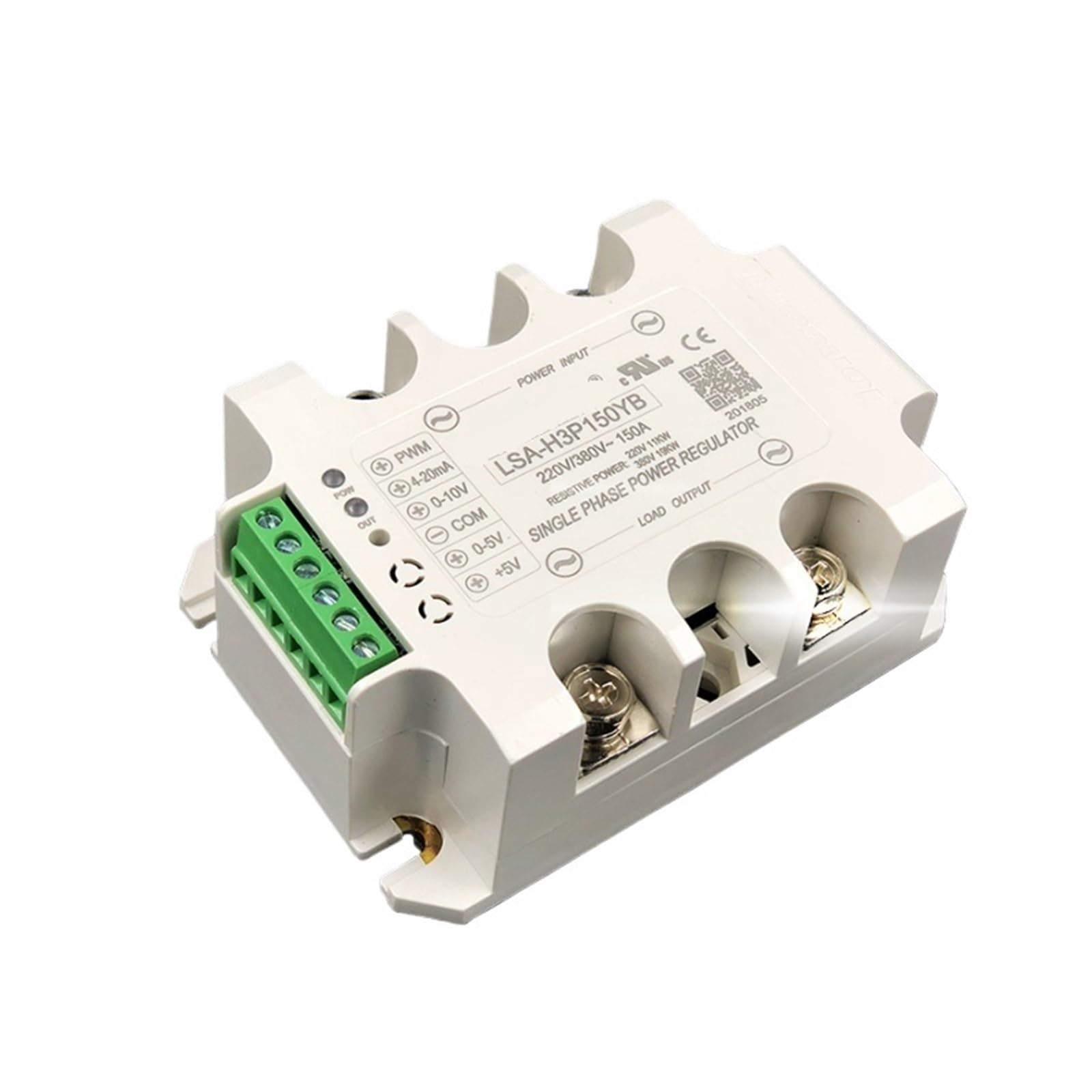 Módulo regulador de voltaje de CA monofásico totalmente aislado LSA-H3P15/40/50/70/9YB Regulador de potencia SCR Relé de estado sólido Ajuste de temperatura del calentador 1 pieza(H3P15YB)