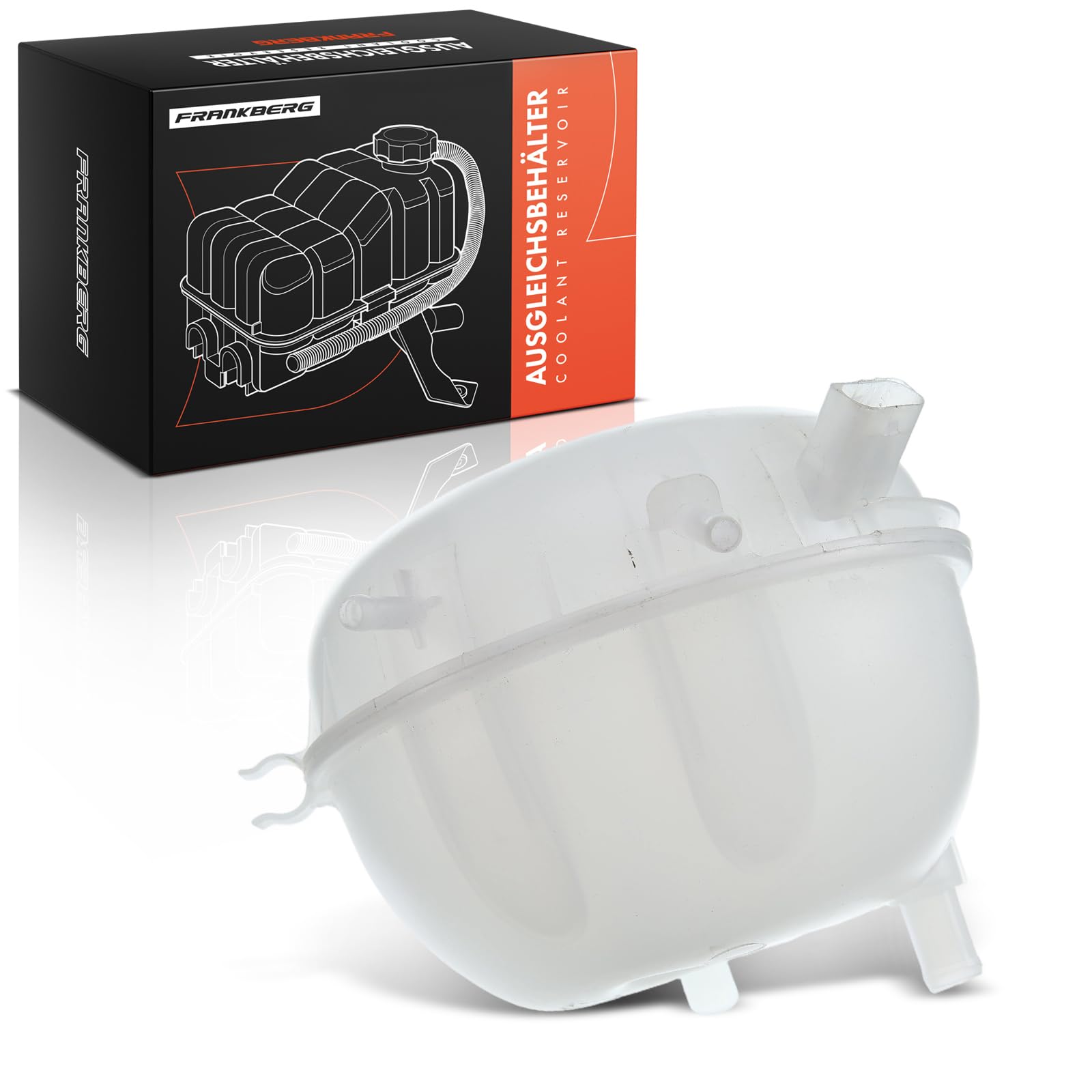 Frankberg Vase d'expansion du liquide de refroidissement 7H0121407C | Sans capteur sans couvercle; Compatible avec: ,T.r.a.n.s.p.o.r.t.e.r V Fourgon 7HA 7HH 7EA 7EH, SFL