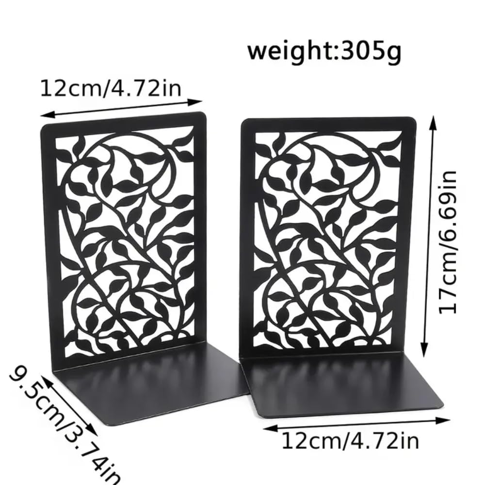 Reggilibri In Ghisa A Forma Di Mani Giunte, Set Da 2 – Decorativo E Antiscivolo, 13,5x5,8x5,8 Cm, Elegante Finitura Nera Per Librerie E Uffici