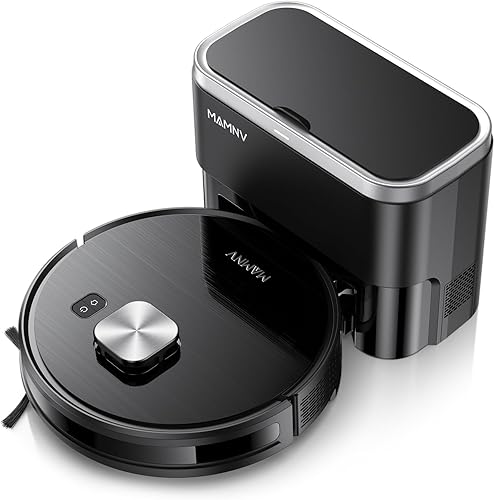 MAMNV Robot Aspirador y Trapeador Combo Auto-Vaciado