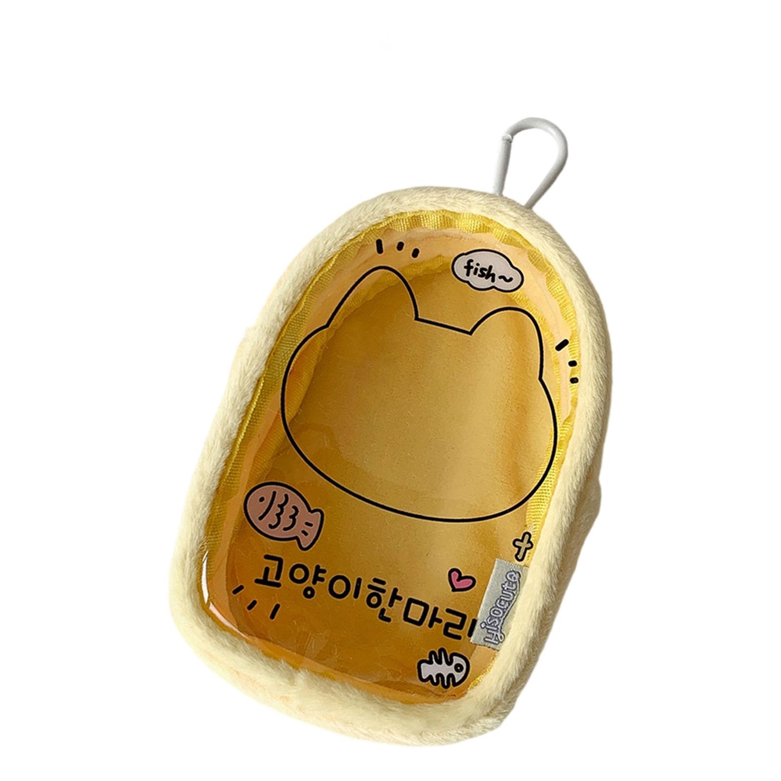 HDOYTXXM Lovely Cartoon Plush Charm Detachable Storage Organizers Bag for Organization Cartoon Plush Bag