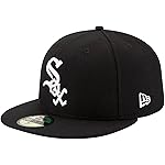 New Era MLB 59FIFTY Team Color Authentic Collection Fitted On Field Game Cap Hat (7 7/8, Chicago White Sox Black)