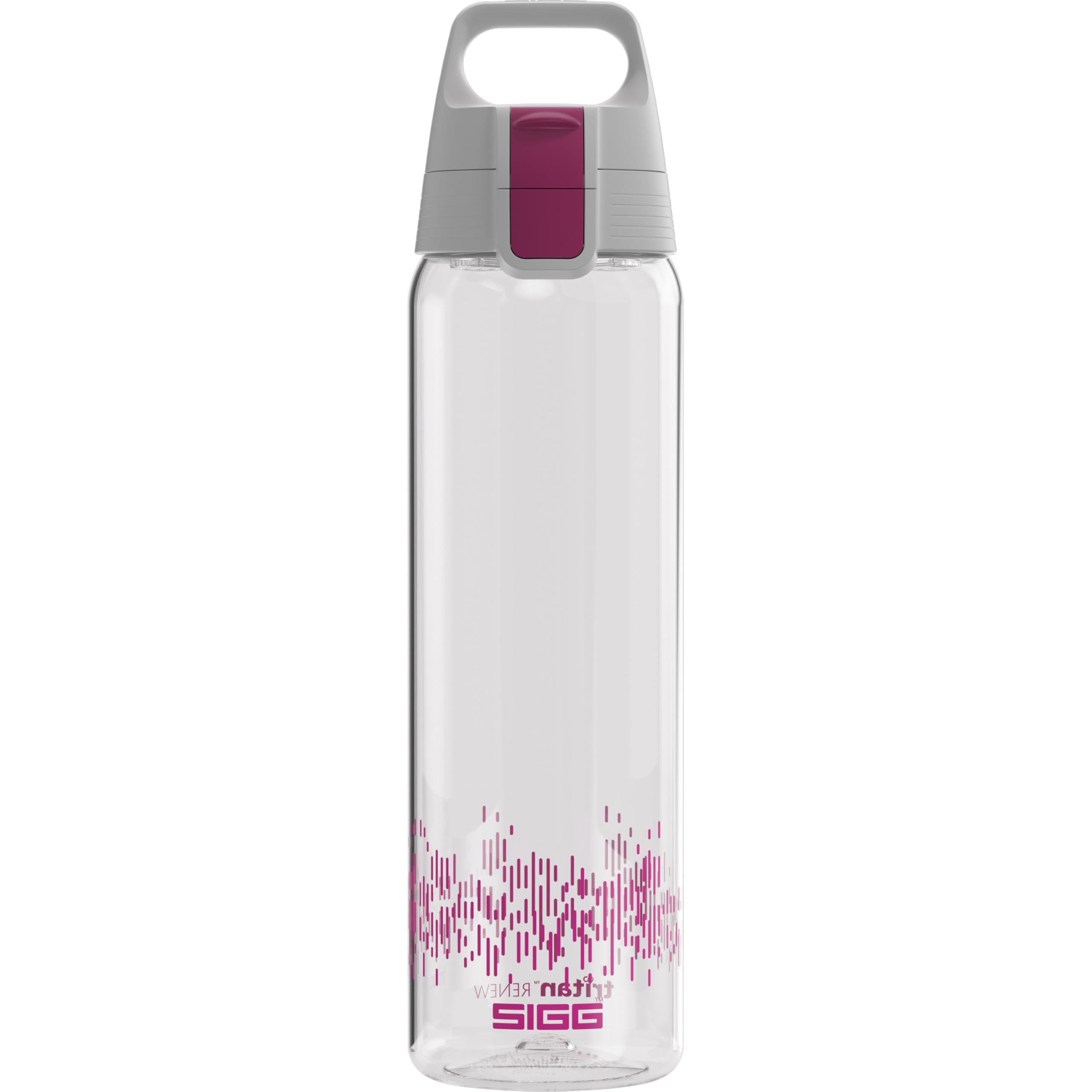 SIGG - Tritan Renew Transparent Water Bottle - Total Clear ONE MyPlanet - For Carbonated Beverages - Dishwasher Safe - With Fruit Strainer - Leakproof