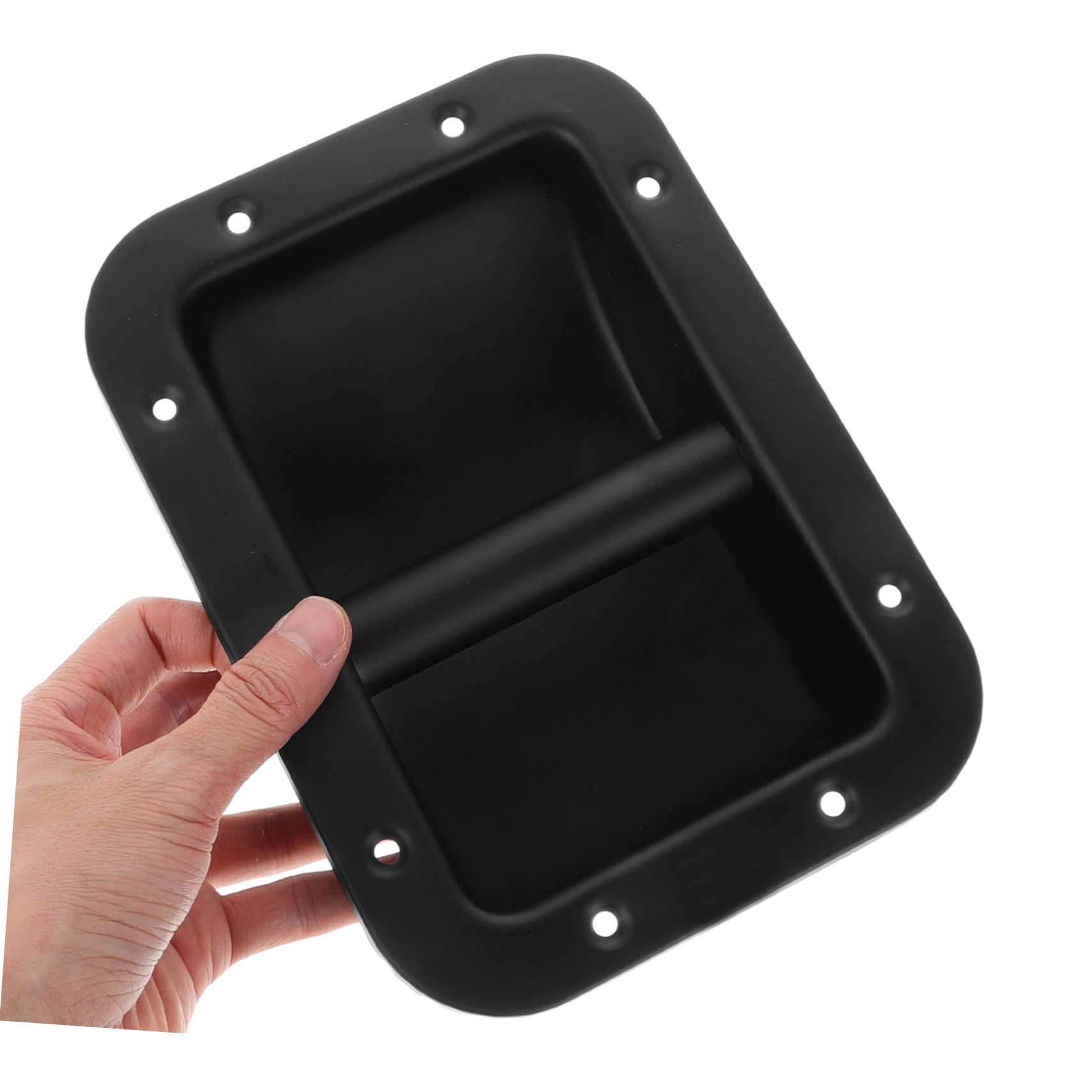 Maniglia per Altoparlante in Ferro per Altoparlante Maniglia per Amplificatore di Ricambio Nera 220 * 162 Mm Resistente E Confortevole