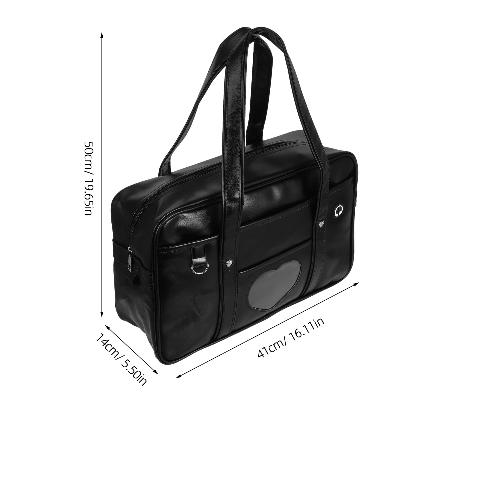 Borsa Tracolla in Similpelle Grande Capacità Custodia Protettiva per Laptop Borsa Tote Mano Adatta per Viaggi Scuola e Lavoro d Ufficio
