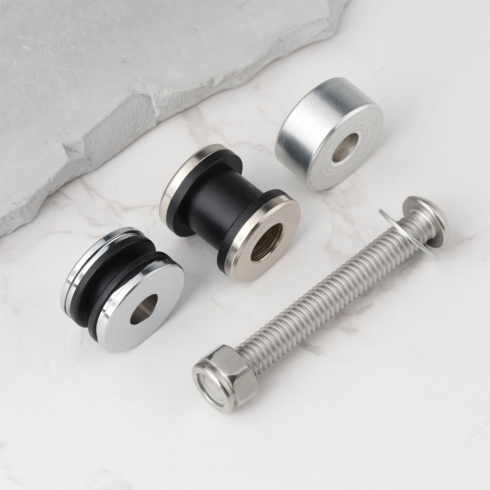 ECSiNG Kit de quincaillerie d'amarrage de moto compatible avec Har-ley Softail 1984-2017