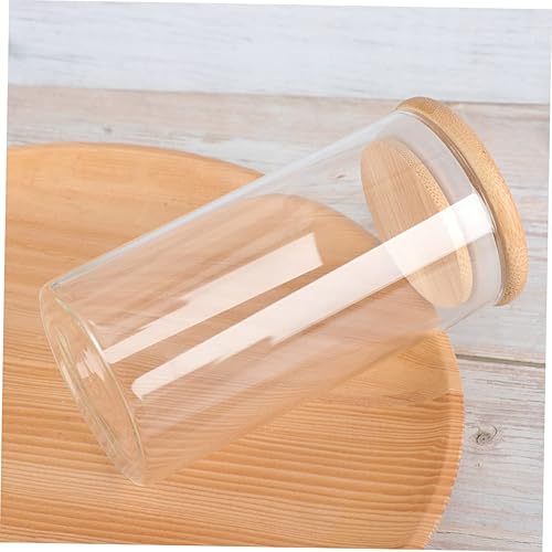 Miniatura 4 de Tarro de 10.1 fl oz Sellado Contenedor de Almacenamiento de Alimentos Tapa Floja Frijoles de Té Azúcar Sal Bote hermético