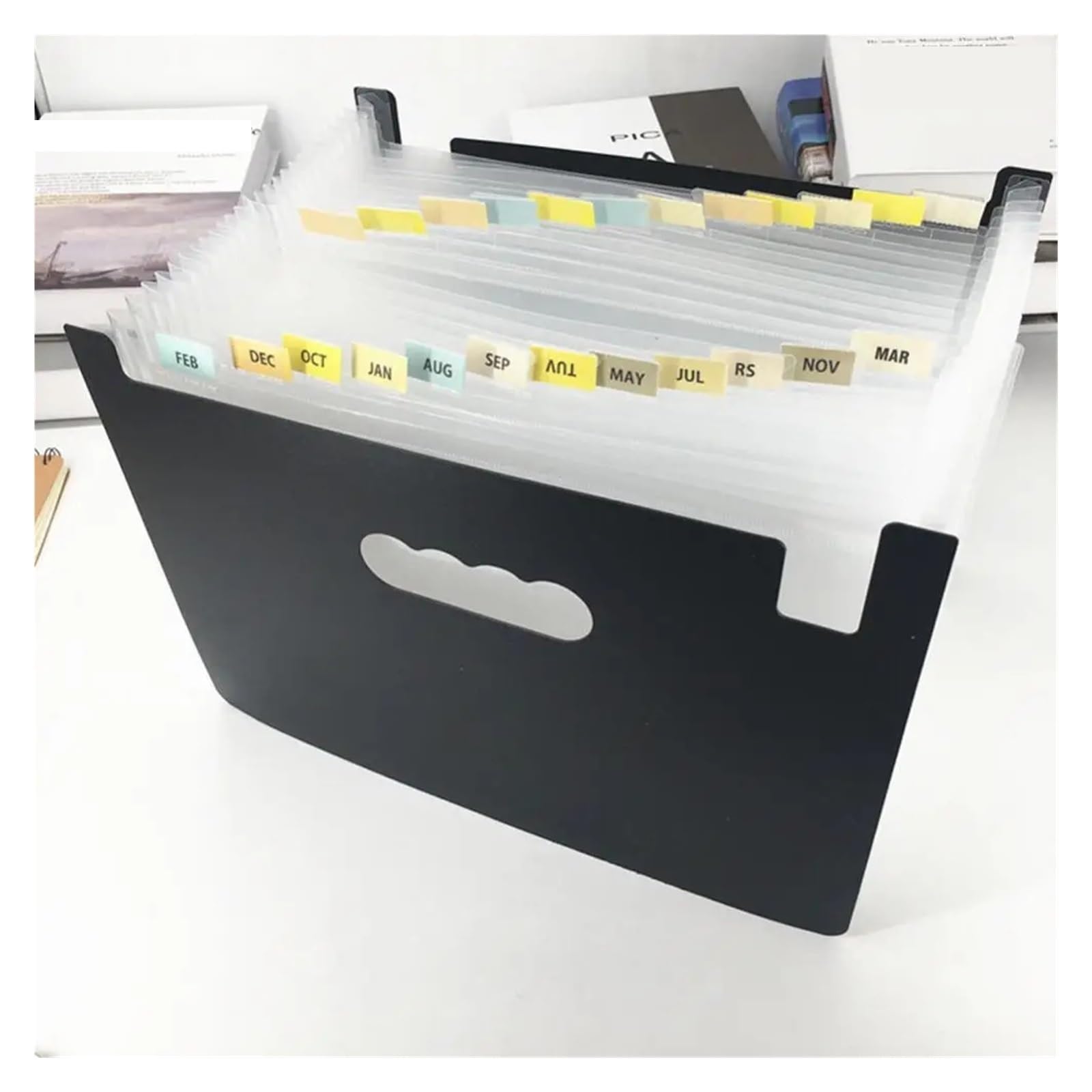 File organizer, folder, A4 Dokument Stojący Harmonijki Kieszenie Rozszerzający Folder Plików Organizer Torba Biuro Biznesowe Artykuły Papiernicze(C 24layer)