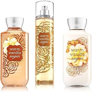 Bath & Body Works Warm Vanilla Sugar Trio Gift Set Full Size by Bath & Body Works