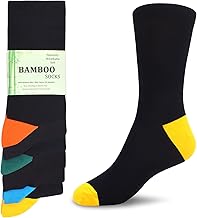 WeciBor Sans Coutures Chaussettes en Bambou Respirantes Pour Hommes Femme