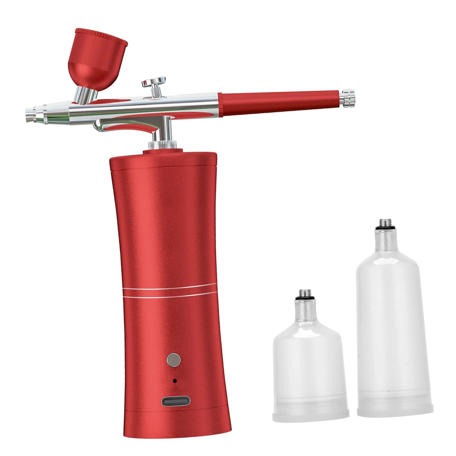 Aérographe auto 25PSI de peinture et model spray rouge 15cm