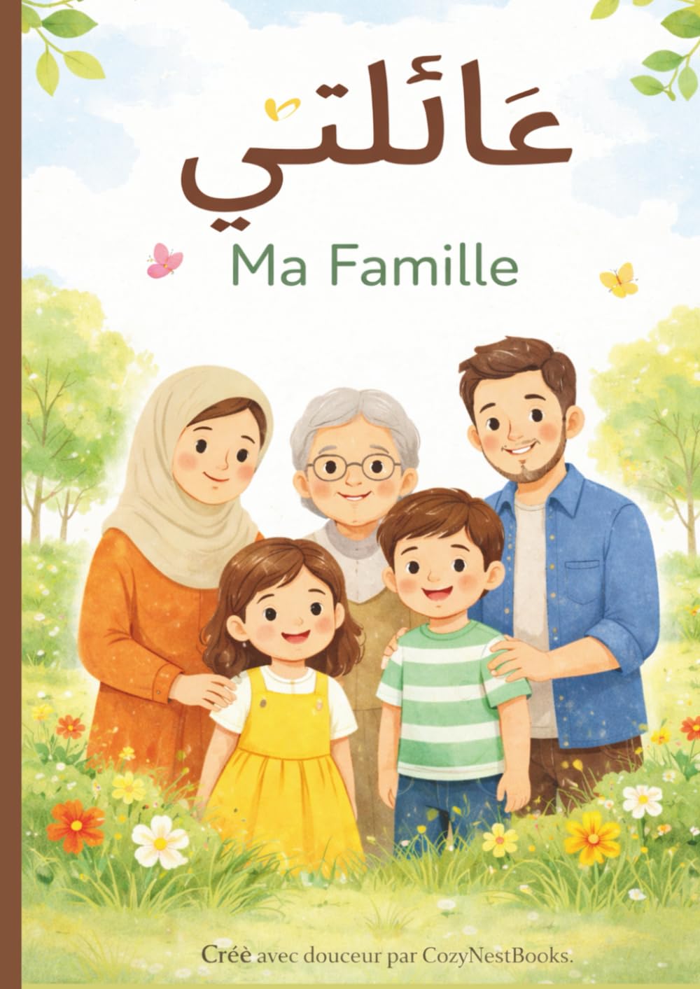Apprendre l’arabe : La famille - Vocabulaire arabe–Français avec arbre généalogique et tracé doux (3–10 ans)