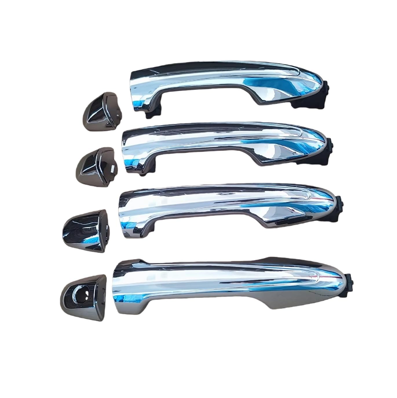 Car Door Handle Cover Trim 69210-0K200 4PCS Exterior Door Handle for Hilux for Revo 2015-2022 for Rav4 2013-2016