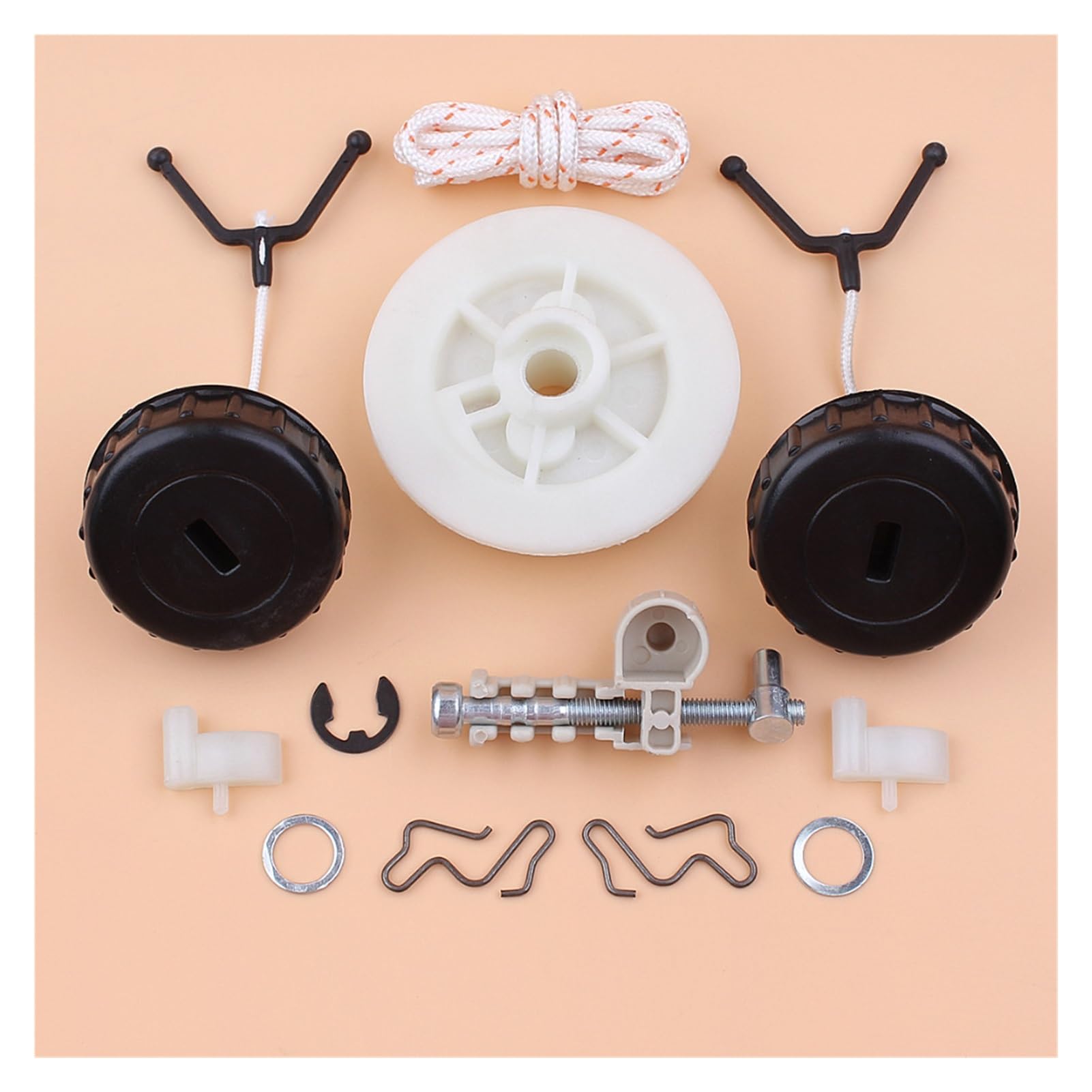 1 set tappo olio combustibile tendicatena puleggia avviamento kit cane nottolino adatto for Stihl MS180 MS170 018 017 MS 180 170 pezzi di ricambio for motosega a benzina
