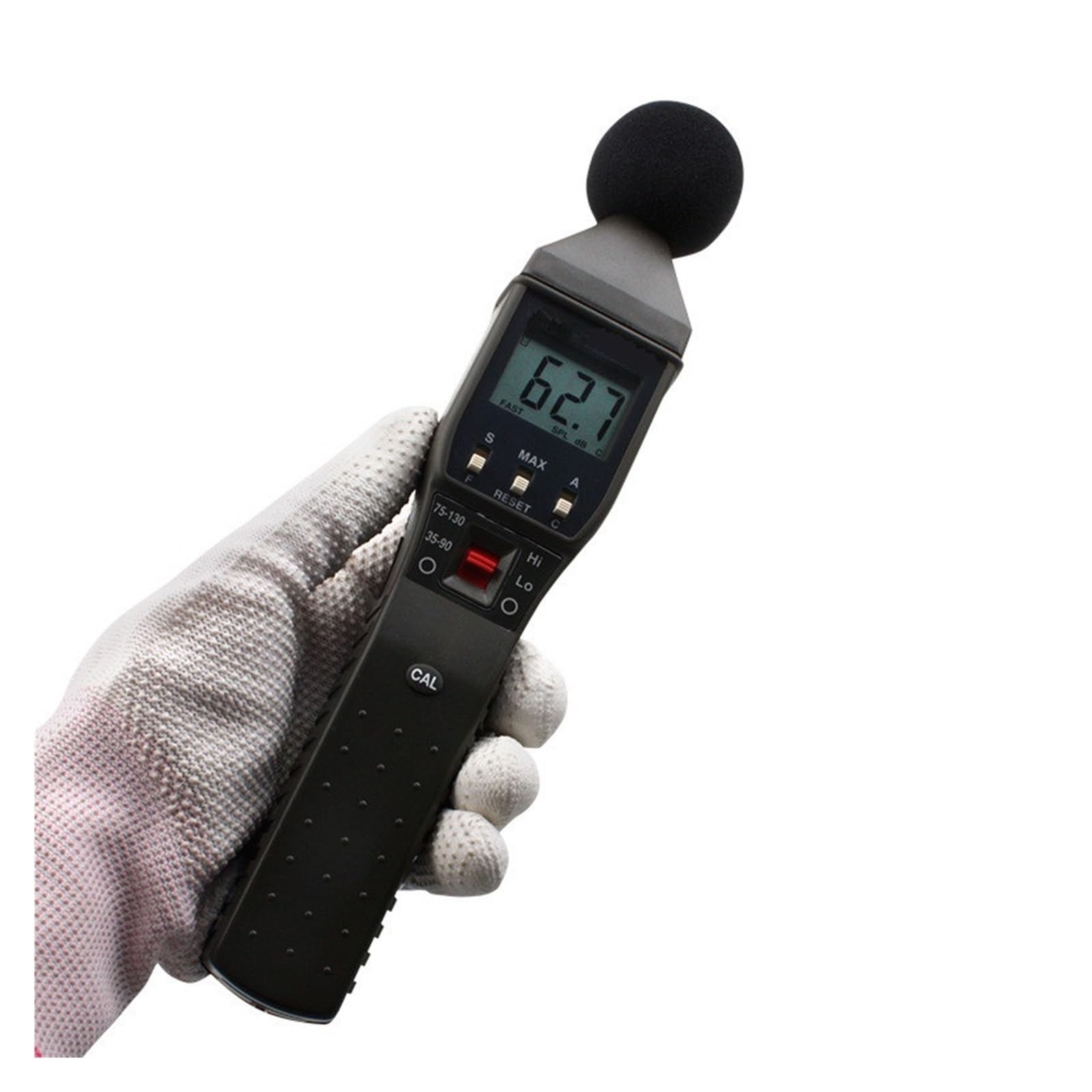 Medidor De Detector Ruido Portátil Instrumento Nivel Sonido Digital Alta Precisión MedicióN Precisa