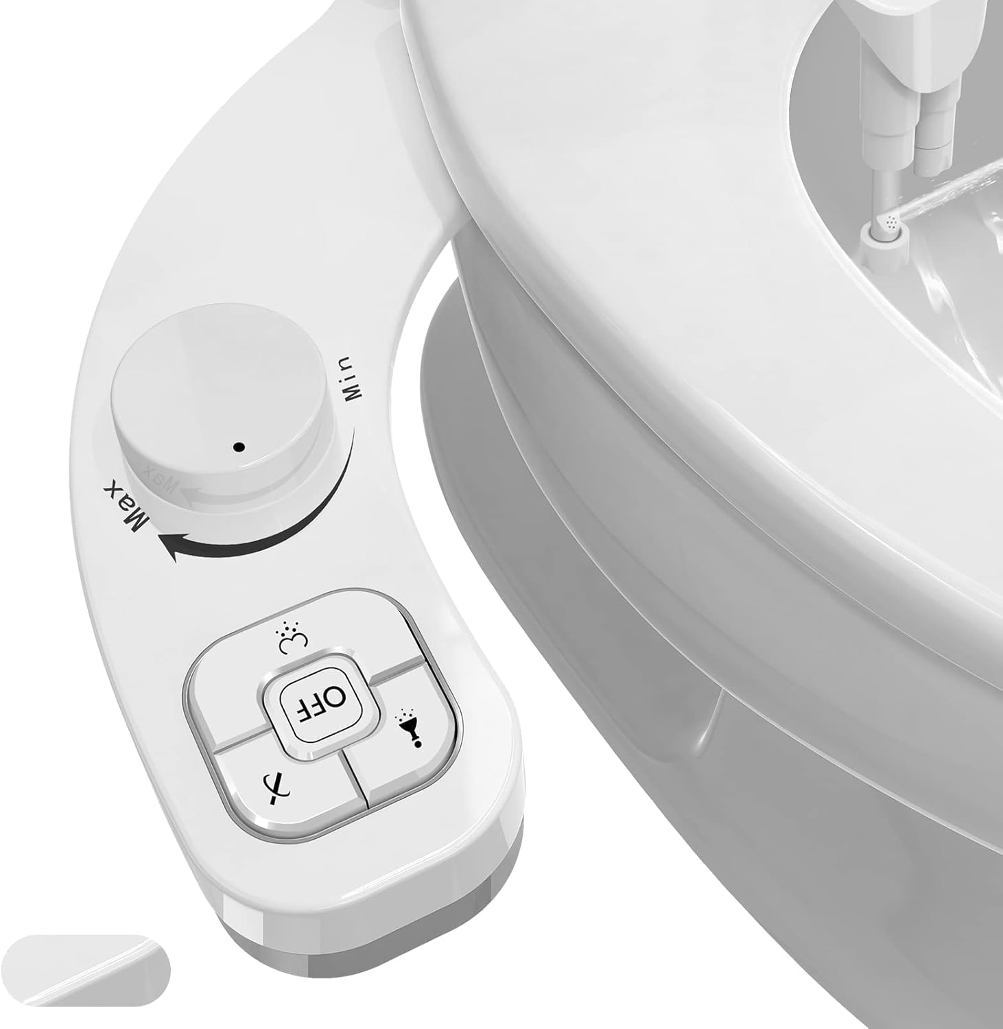 PENDEJATO Bidet Attachment for Toilet NonElectric UltraSlim Push