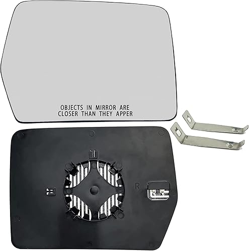 F150 Vidrio de espejo calefactado para el lado del pasajero, 2004-2014 Ford F150 derecho derecho calentado vidrio espejo convexo, 4L3Z17K707DA