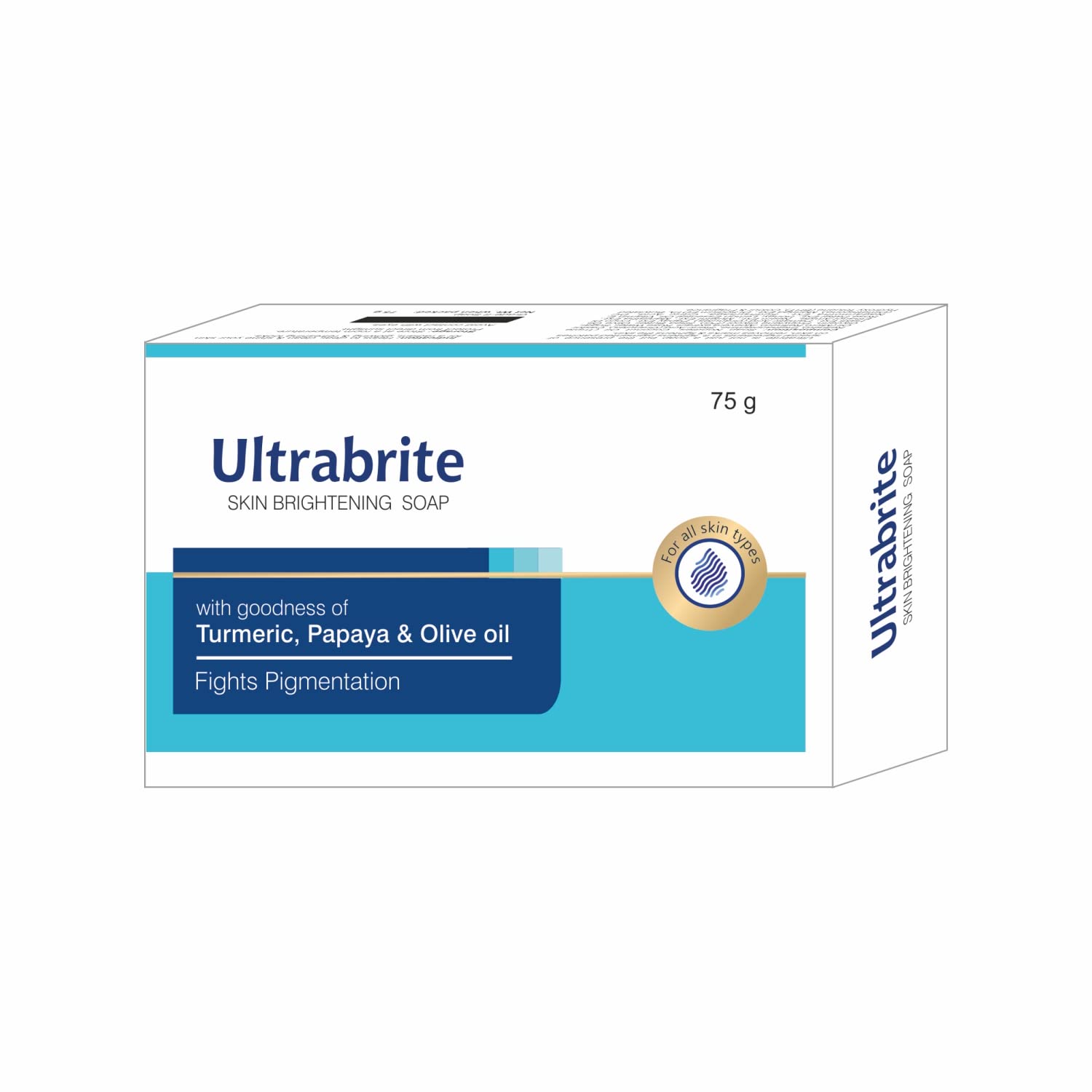 Leeford Ultrabrite Skin Brightening Soap for Dark Spots 75g (Pack of 4) | Uneven Skin Tone, Acne | Made with Turmeric, Papaya & Olive Oil | Paraben-Free | For Face and Body-image-30
