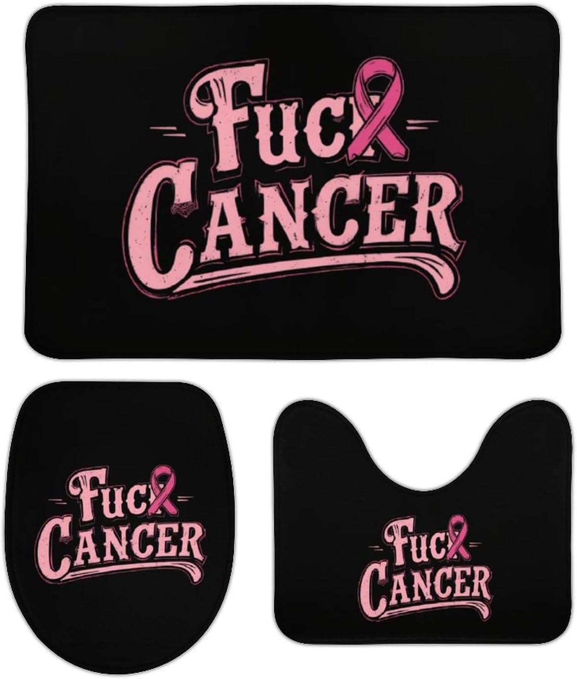 Fuck1 Cancer Boys Girls Short Sleeve Shirts Graphic T-Shirts Crewneck Casual Printed Tee