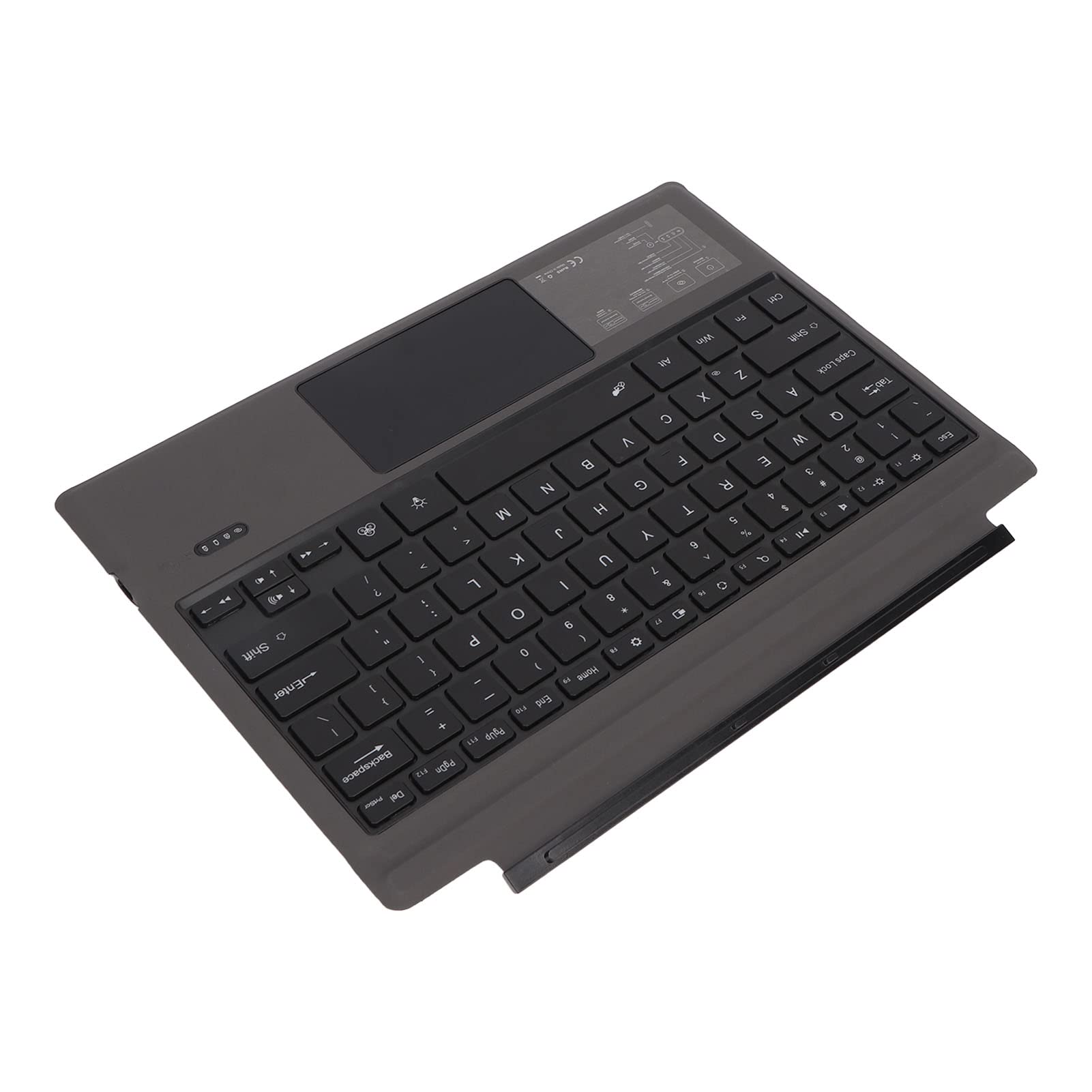 Tastiera Touchpad Wireless Retroilluminazione Colorata Ultrasottile per Pro 3 4 5 6 7, Tastiera per Tablet Compatta per Appassionati di Tecnologia