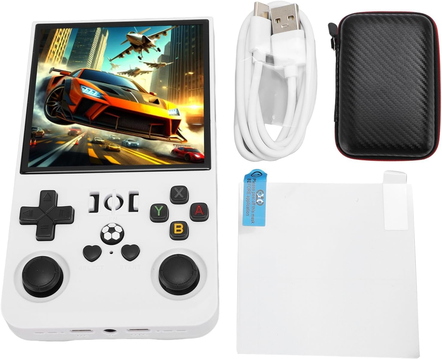 Portable Handheld Game Console with 4 Inch IPS HD Screen, 18000+ Games and 128GB Memory Card for Retro Gaming Fun (#11) Convenient design