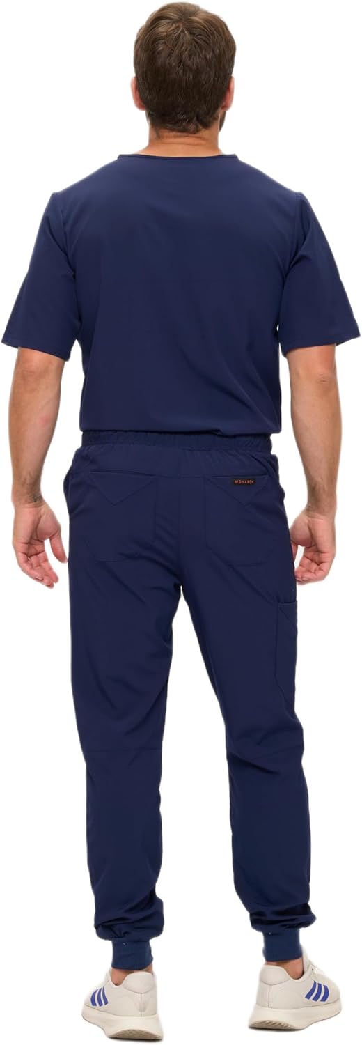Natural Uniforms Mens Luxe Stretch Jogger Scrub Set