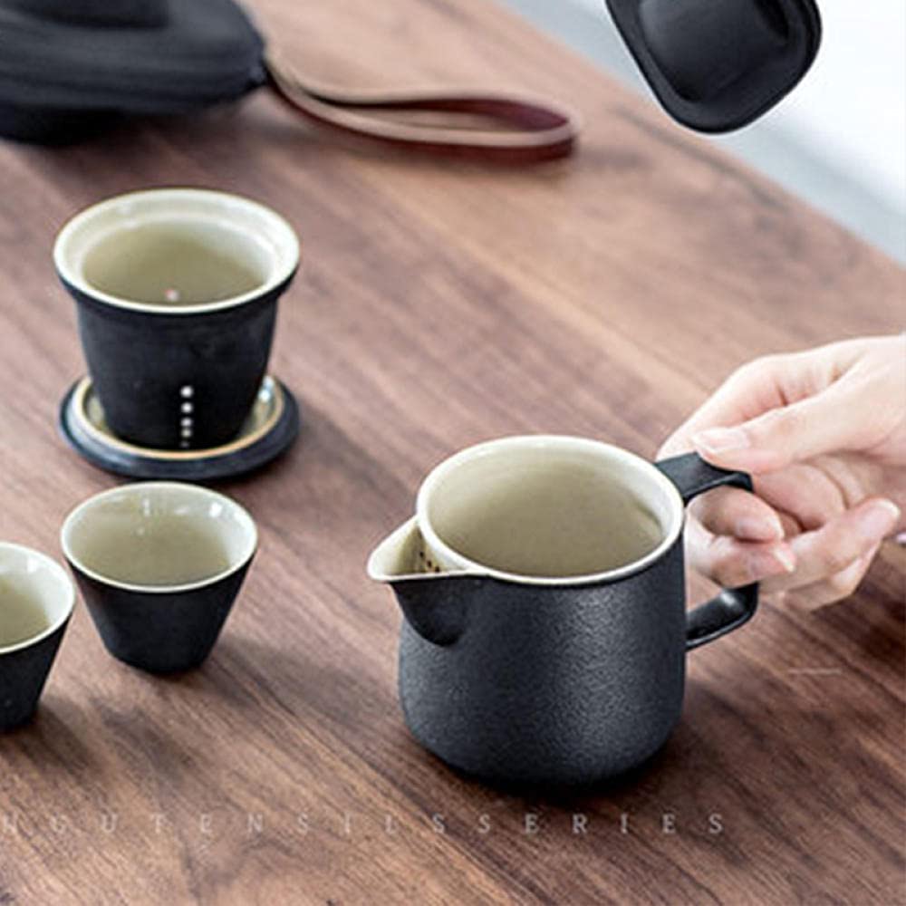 Tetera Juego De Té Teapot Tetera De Té Tea Kettle Tetera Filtro De Cerámica Tetera Tetera Tea Set Portátil Taza Rápida Oficina Taza Fluir Taza Pequeño Té Juego De Té