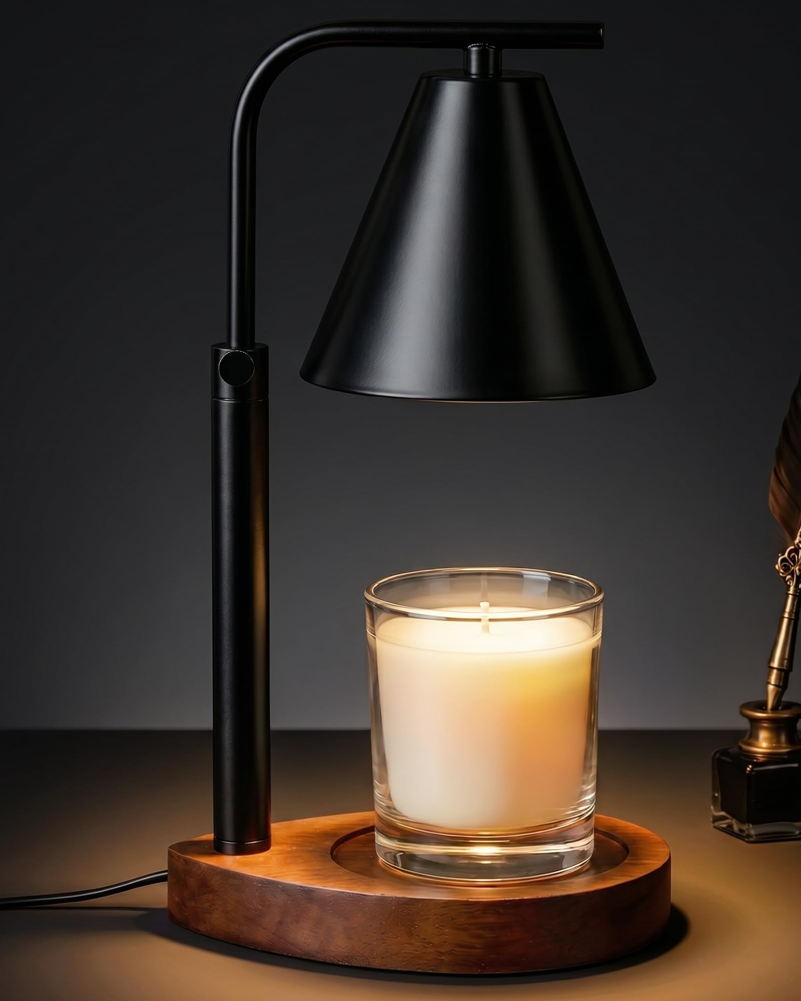 Marycele Black Candle Warmer Lamp - candles and holders | Mubboo